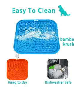 Alternative view of Factory Eco-friendly Silicone Dog Food Mat Custom Fun Dog Feeder Slow Eating Food Pet Bowl Small Slow Feed Eating Dog Bowl