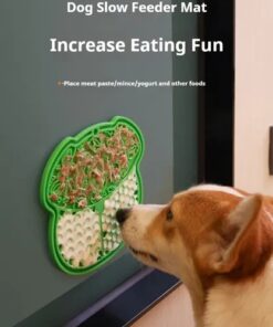 Alternative view of Lick Mat For Dogs And Cats Dog Slow Feeder Mat With Strong Suction
