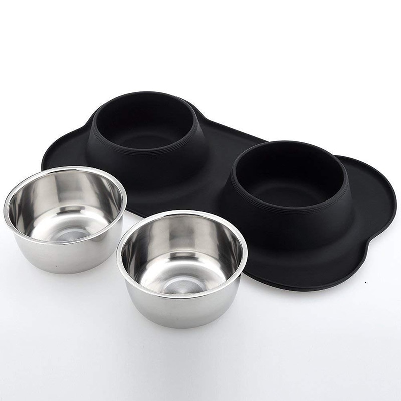 Antislip Double Feeding Bowl - Image 3