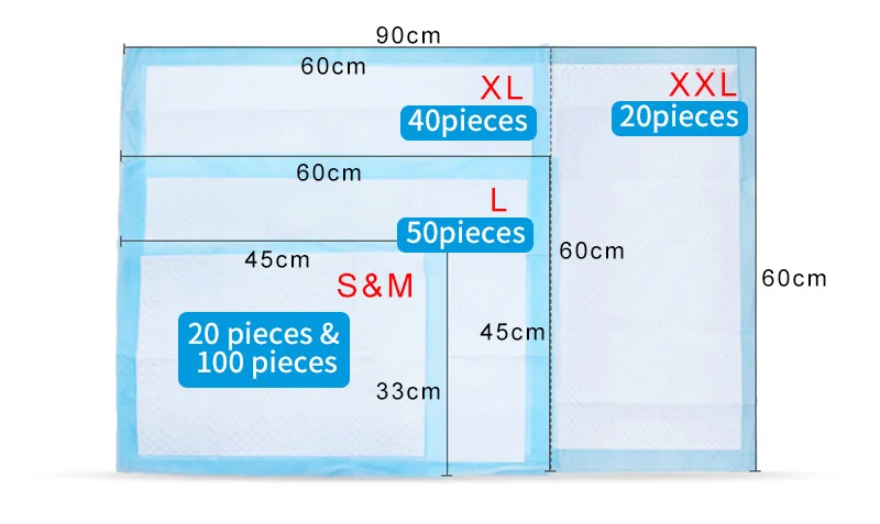 Anti-Leak Dog Training Toilet Pads Set Anti-Leak Dog Training Toilet Pads Set